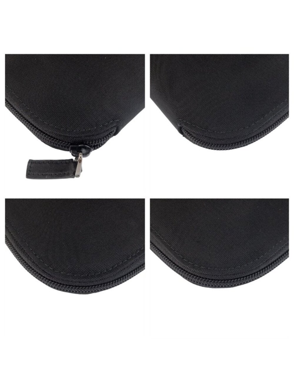 ★SOLD★ Gucci Black Silver Nylon Clutch - Picture 3 of 9